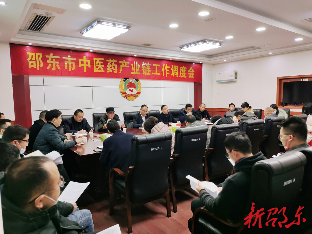 罗健康主持召开中医药产业链工作调度会