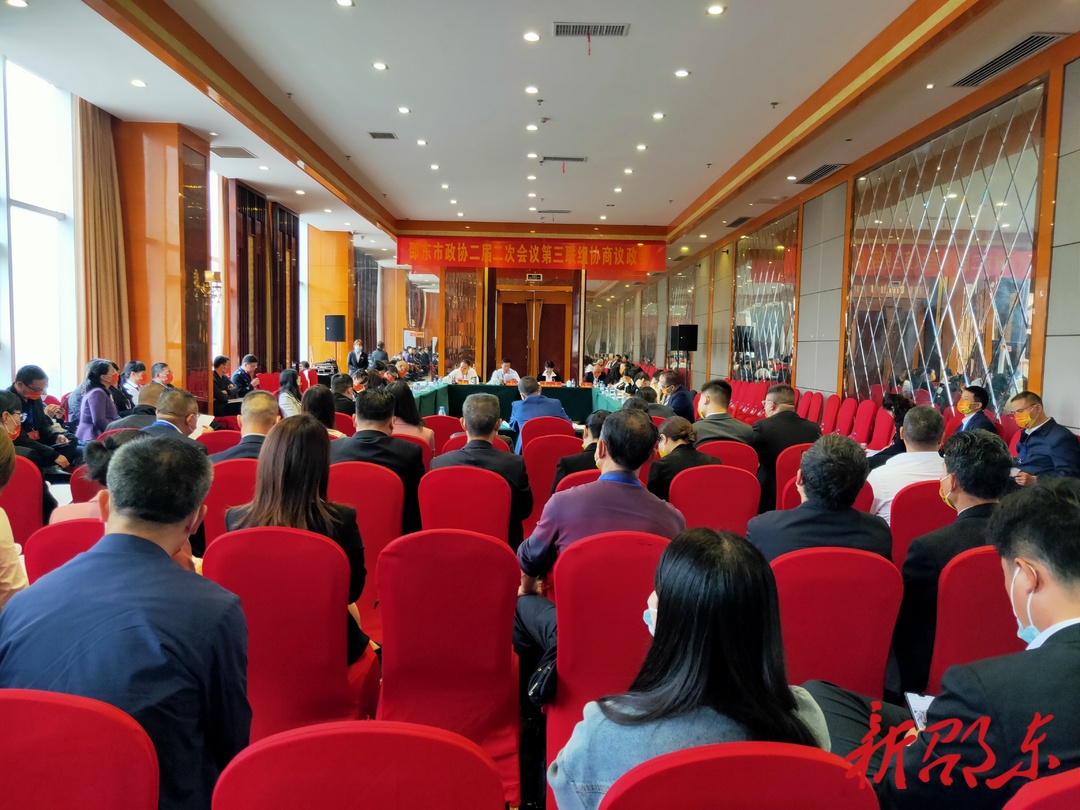 刘家豪参加市政协二届二次会议第三联组协商议政会