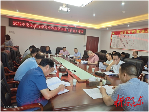 邵东经开区城北管理办开展  “讲政治、树正气、勇担当”专题学习