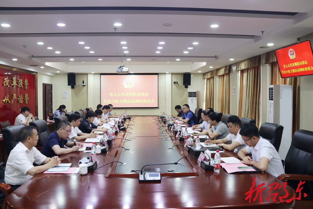 张剑飞参加省人大代表邵阳市邵东代表小组主题活动