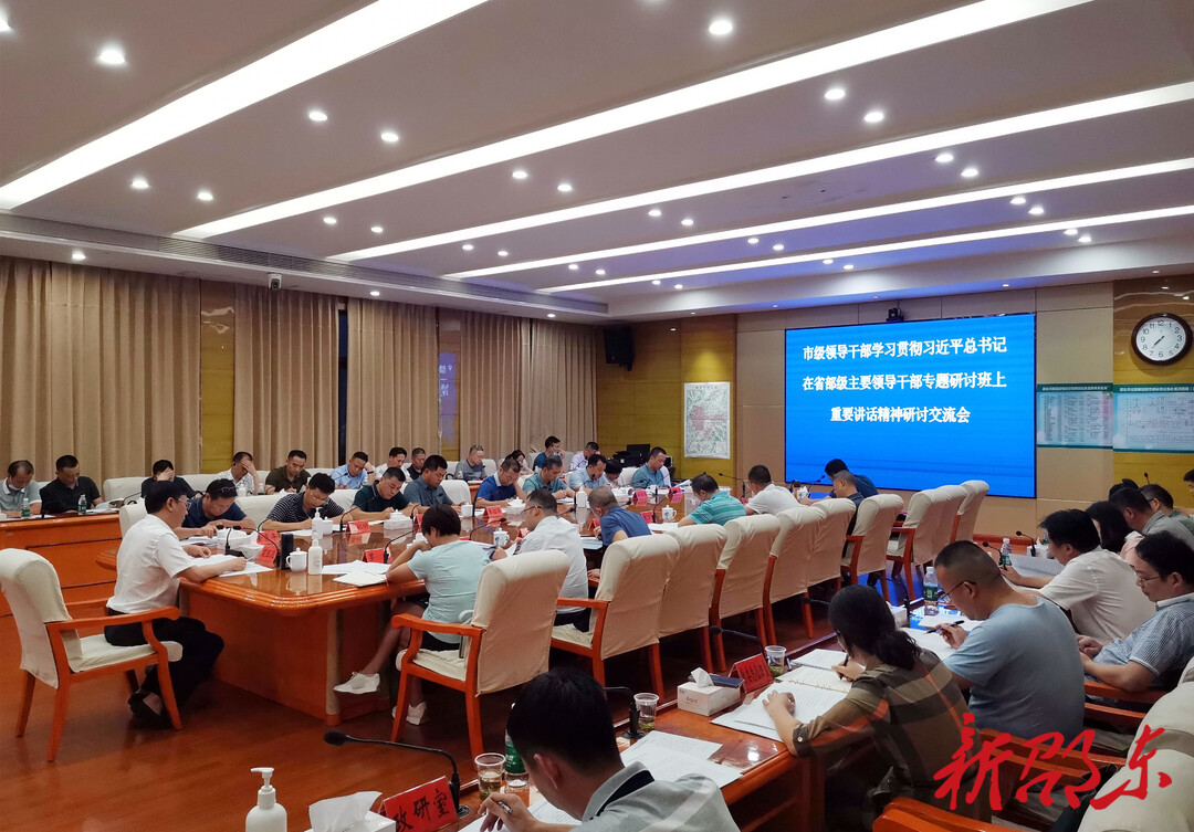 市级领导干部学习贯彻习近平总书记在省部级主要领导干部专题研讨班上重要讲话精神研讨交流会召开