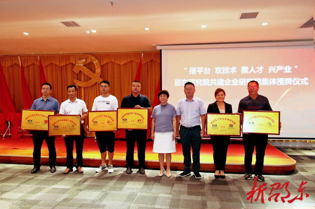 邵东首批企业技术研究院成立