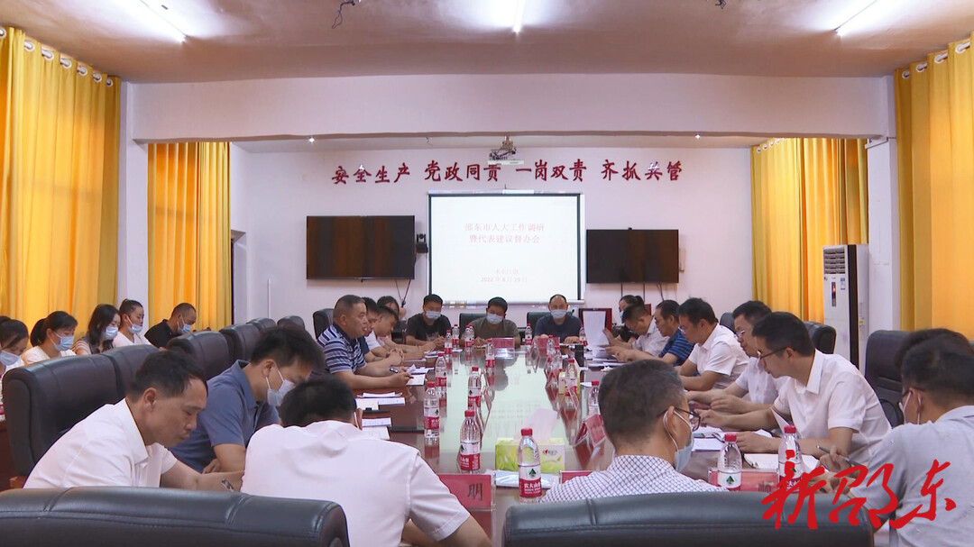 黄负平到水东江镇开展人大代表建议督办