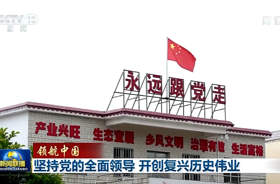 领航中国丨坚持党的全面领导 开创复兴历史伟业