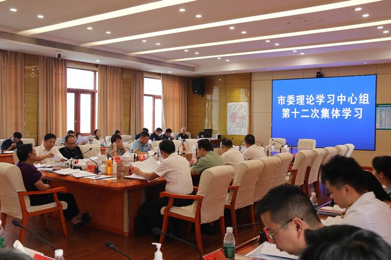 邵东市委理论学习中心组举行第十二次集体学习