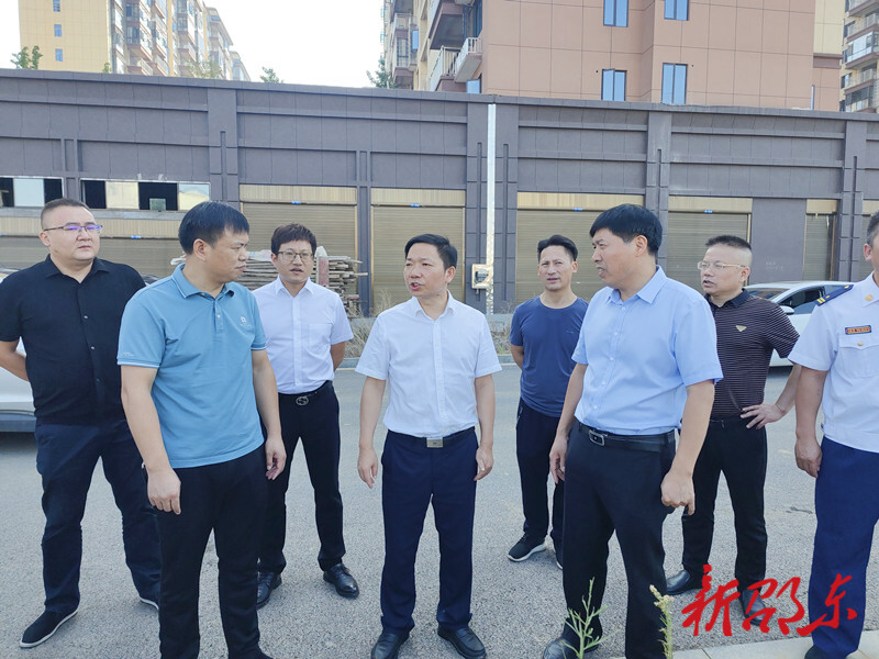 李国军检查督导宋家塘街道居民自建房整治、消防安全及环保工作