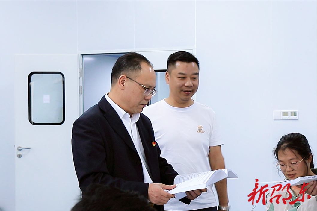 罗健康到廉桥镇调研中医药重点项目建设