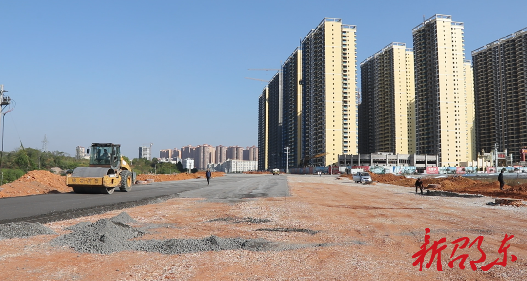 聚财路建设加速推进 预计明年元旦通车