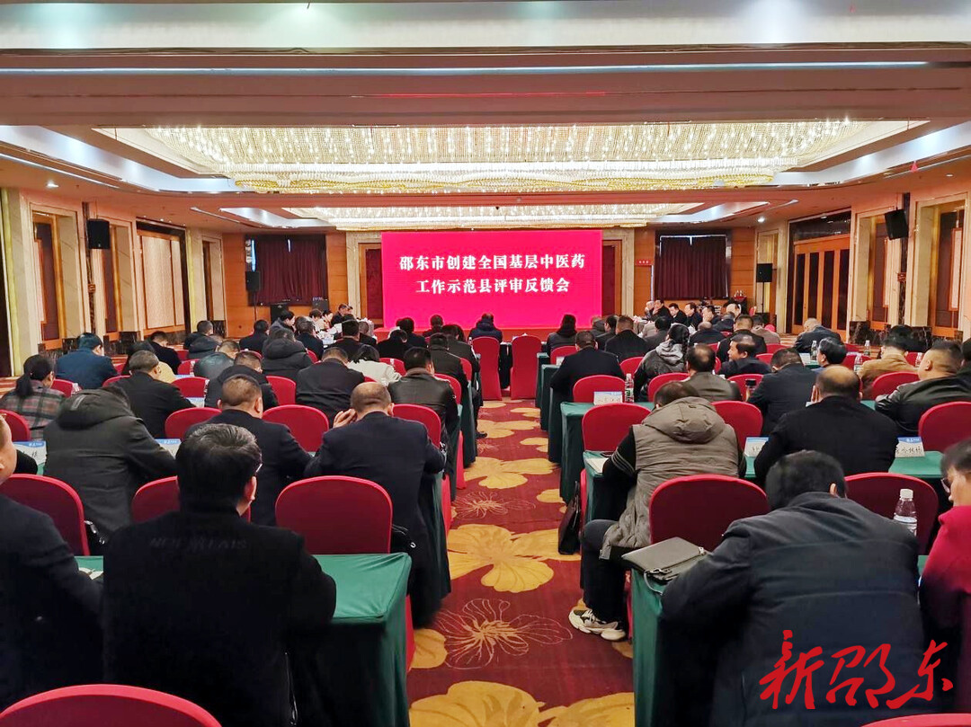 邵东市召开创建全国基层中医药工作示范县现场评审反馈会