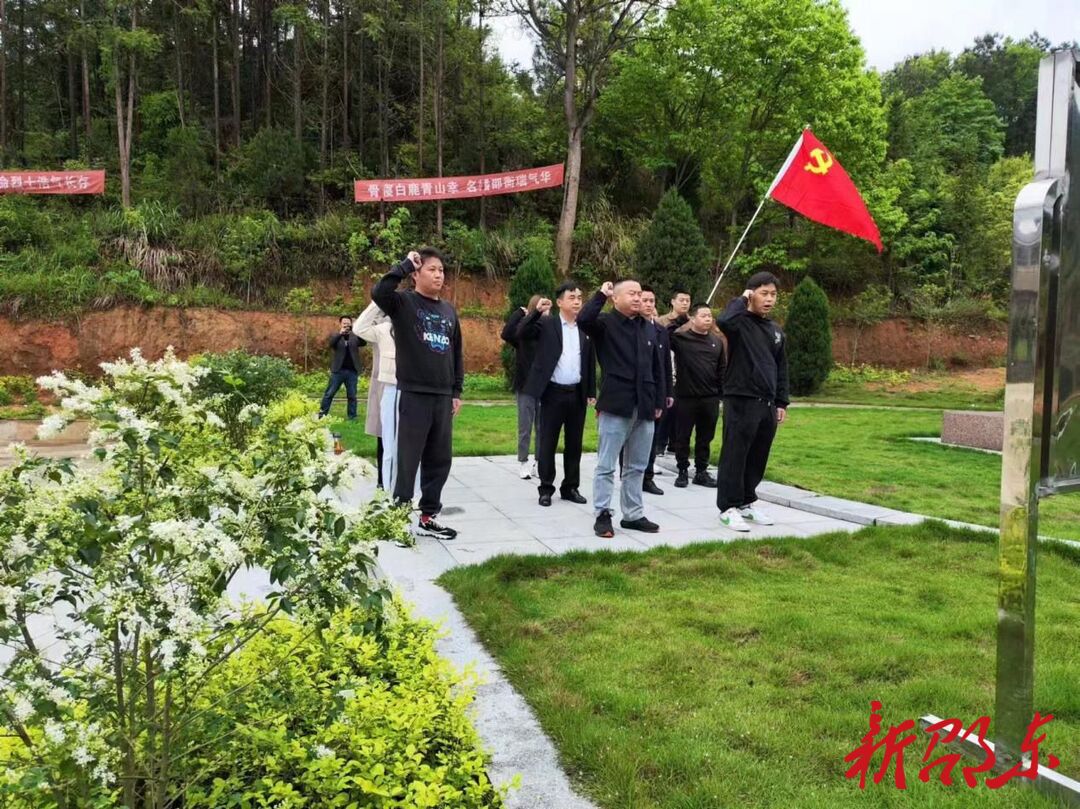 中共邵东市委第四巡察组临时党支部开展“牢记光荣使命 深化政治巡察”主题党日活动