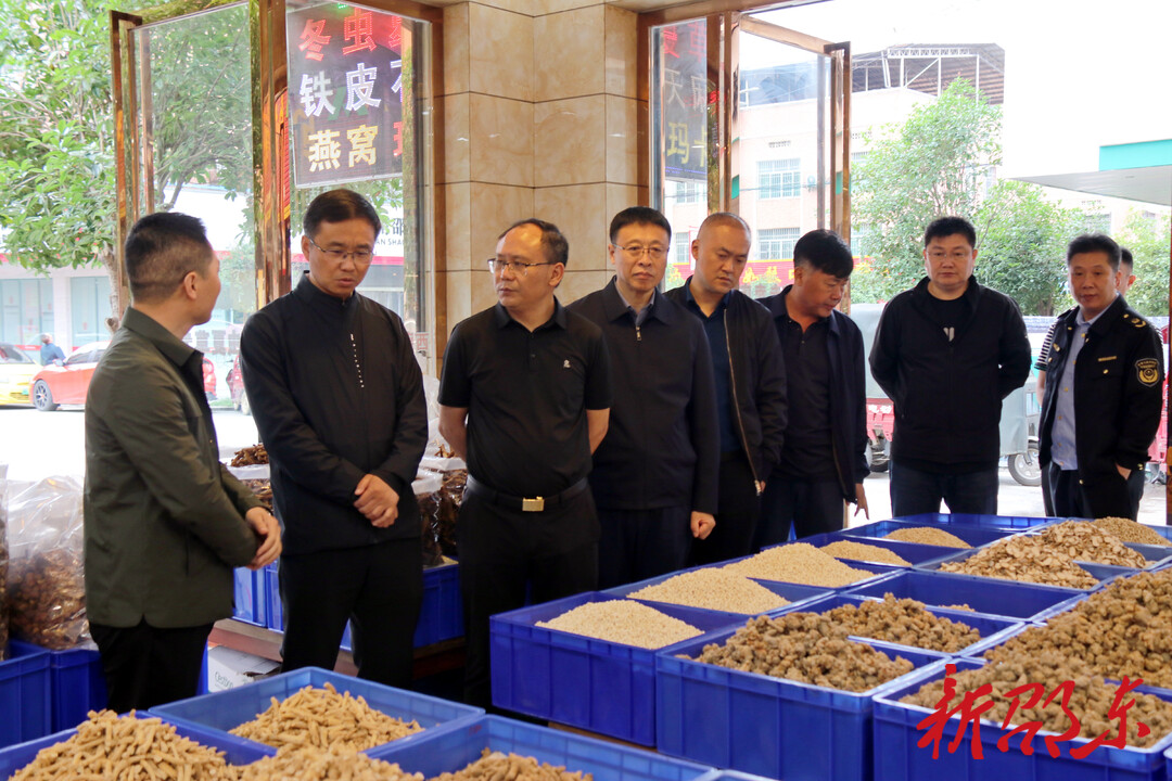 黑龙江省泰来县考察团来邵东考察中药材产业发展