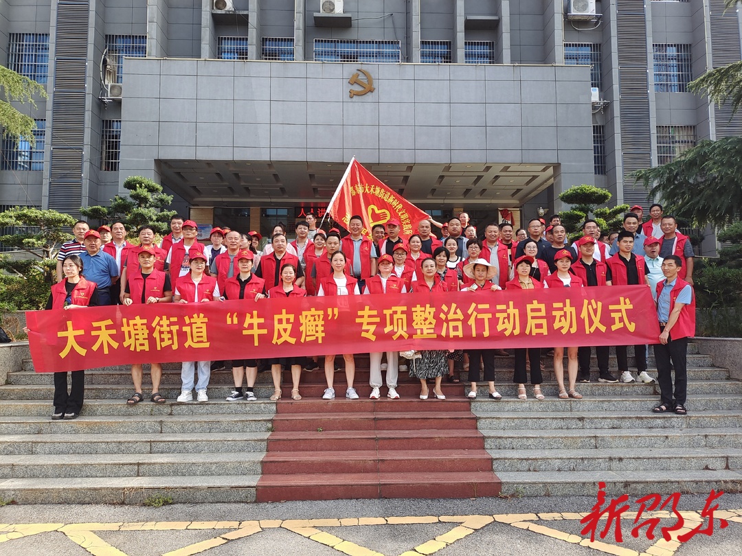 邵东市大禾塘街道：持续整治“牛皮癣”，深入推进“创文创卫”