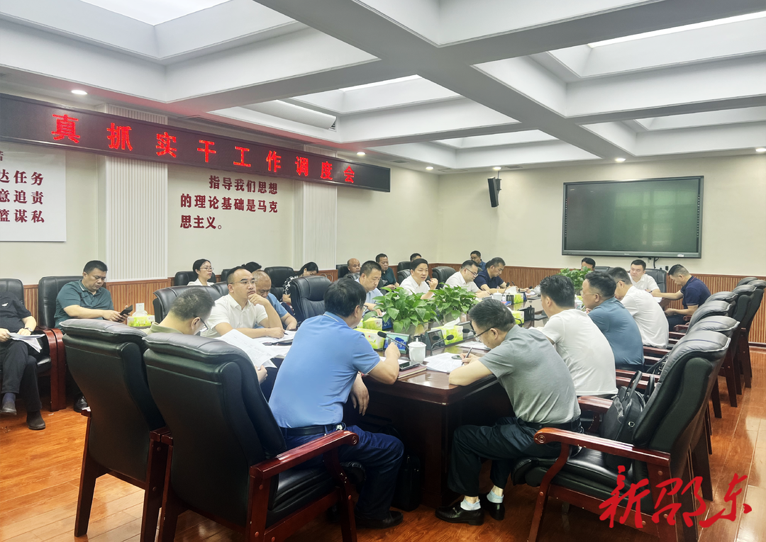 邵东市召开真抓实干工作调度会