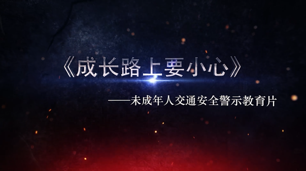 成长路上要小心——未成年人交通安全警示教育片