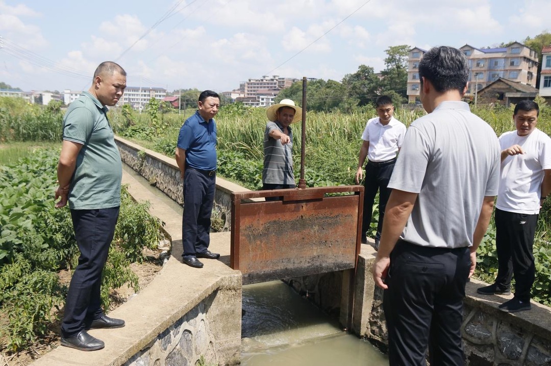 周玉凡到乡镇调研排污口整治工作