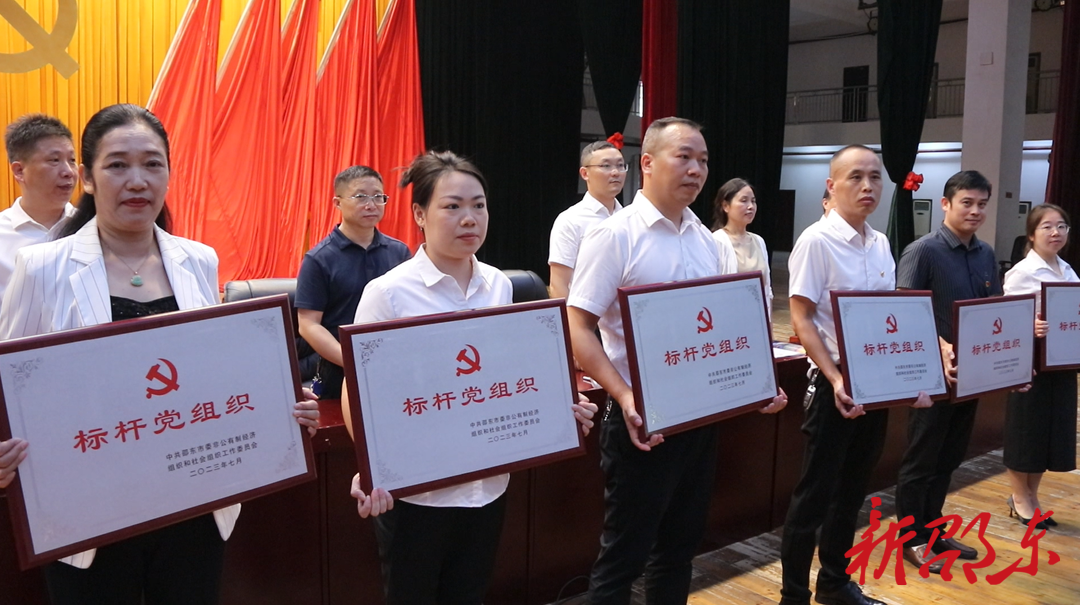 邵东市举行两新标杆党组织授牌仪式