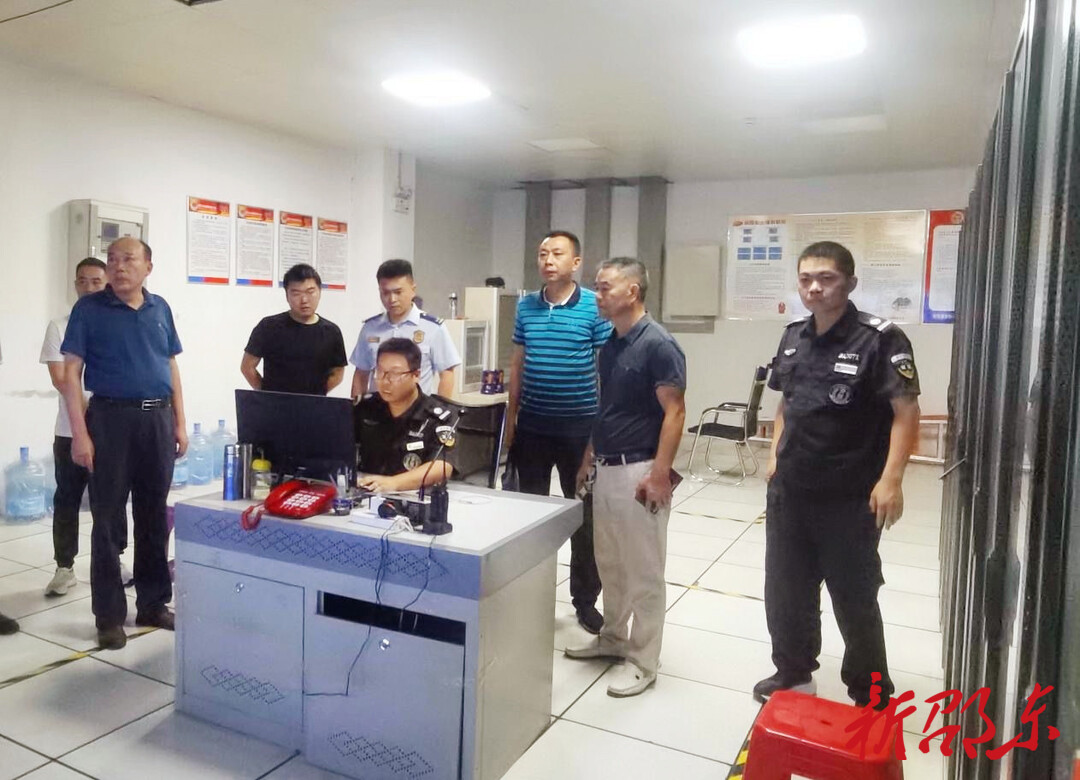 邵东市市委第一巡察组到市市场服务中心开展节前安全大检查