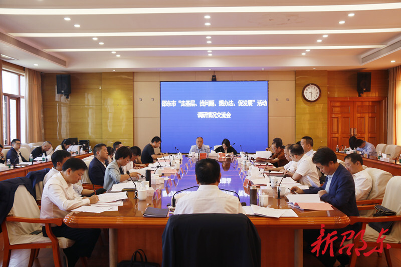 邵东市召开“走基层、找问题、想办法、促发展”活动调研情况交流会