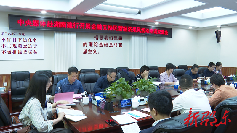 中央媒体到邵东开展金融支持民营经济采风活动