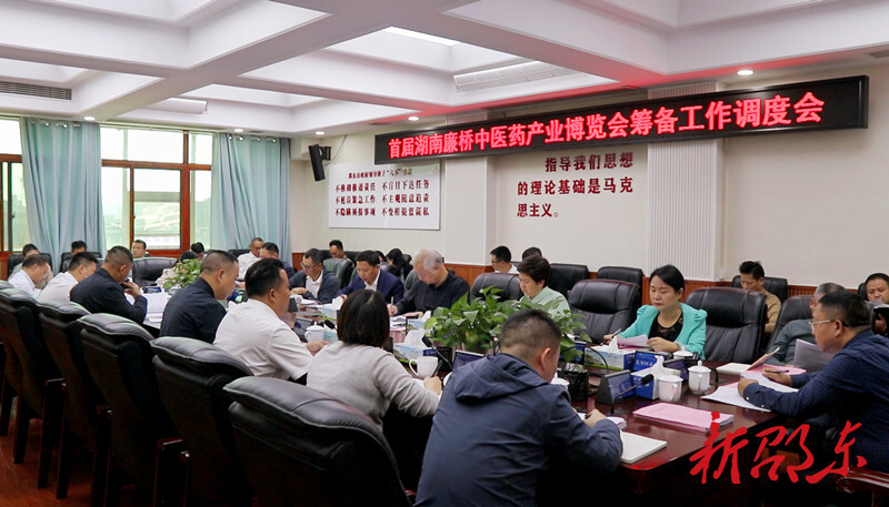 蒋伟：通力协作 高位推动首届湖南廉桥药博会筹备工作