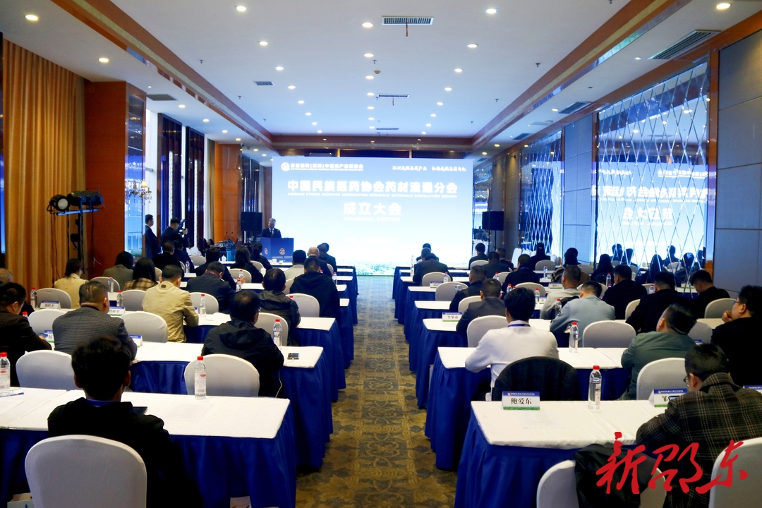 中国民族医药协会药材流通分会在邵东成立