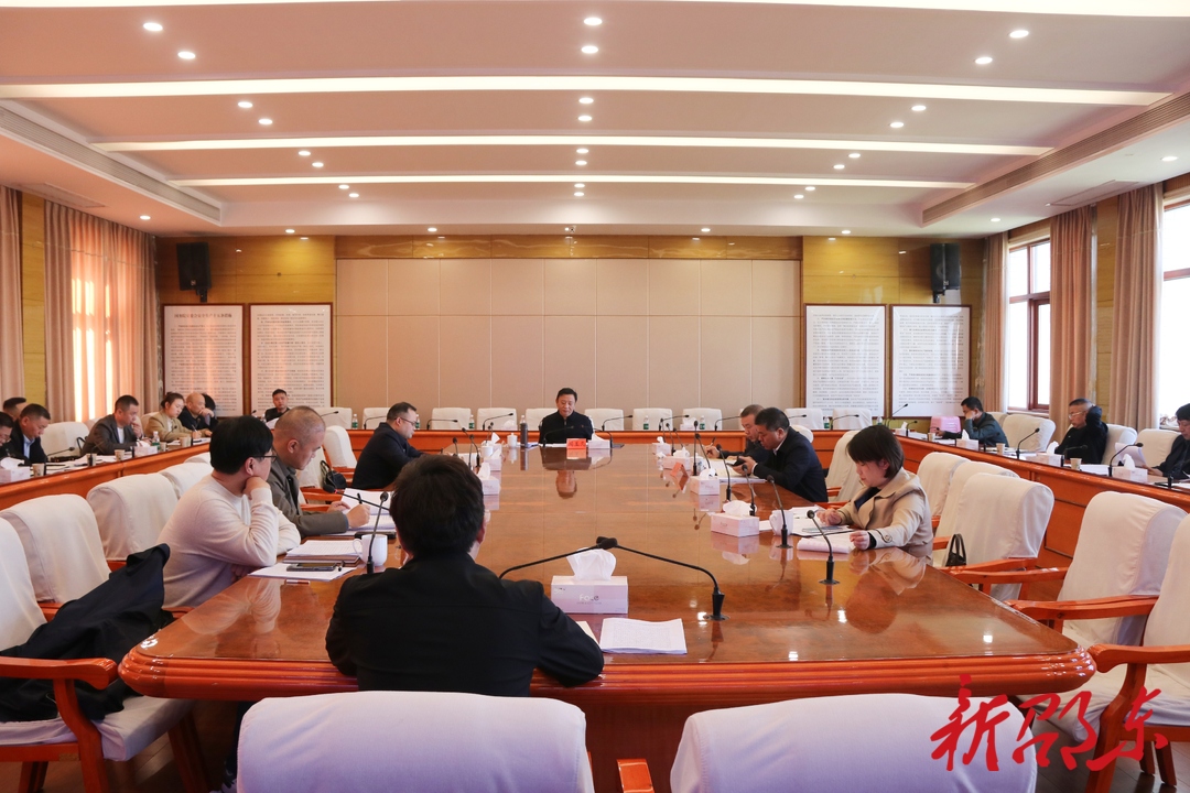 周玉凡主持召开皮具工贸园、杨桥镇城建遗留问题专题调度会