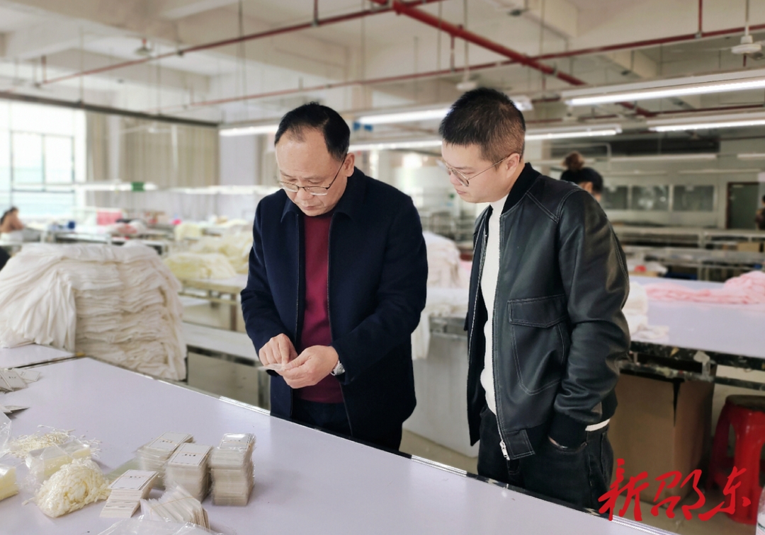 罗健康到联点企业走访调研