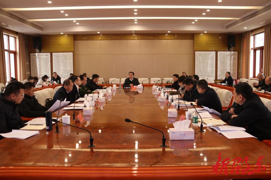 周玉凡主持召开2024年第6次邵东市委常委会会议