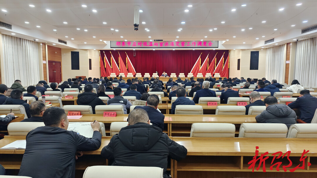 邵东市召开应对低温雨雪冰冻灾害工作调度会