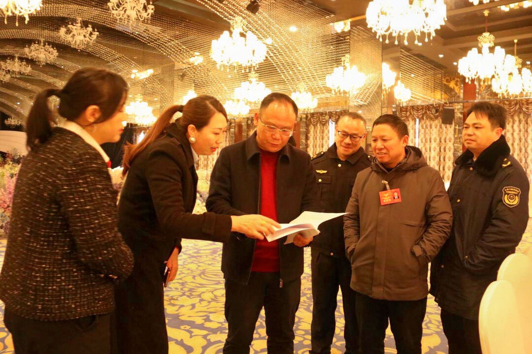 罗健康检查政协邵东市第二届委员会第四次会议准备工作