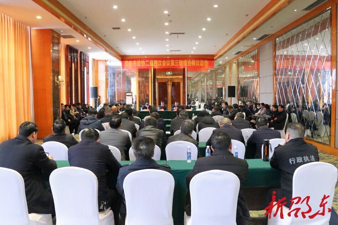 刘家豪参加政协邵东市第二届委员会第四次会议第三联组协商议政会