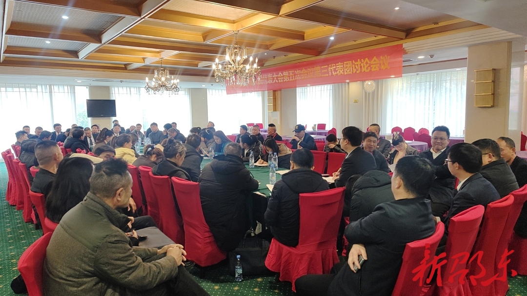 黄负平参加邵东市第二届人民代表大会第五次会议第三代表团讨论会