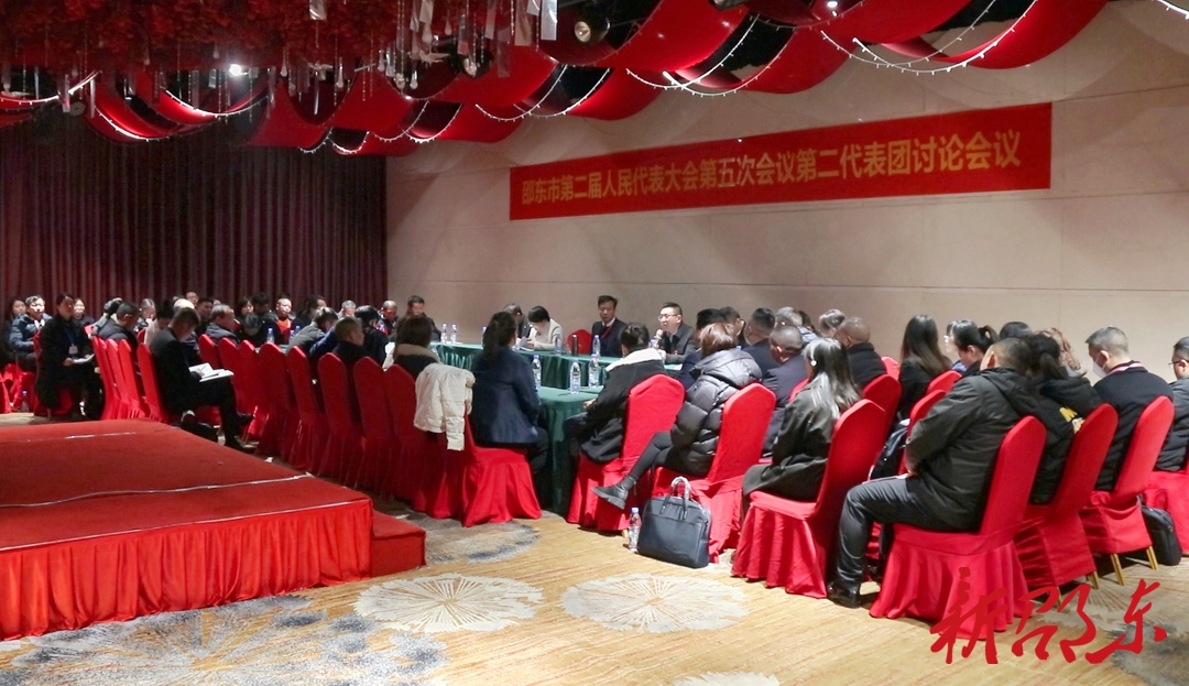 刘家豪参加邵东市第二届人民代表大会第五次会议第二代表团讨论会