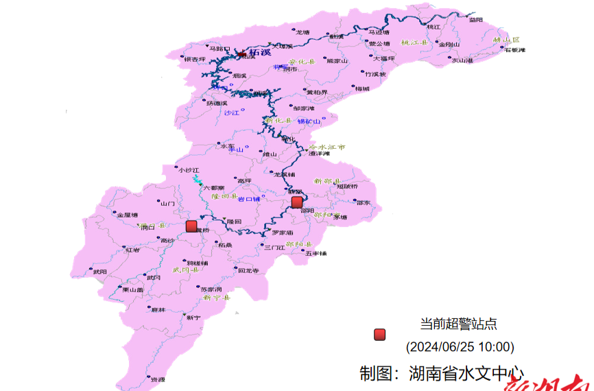 资水今年第1号洪水形成