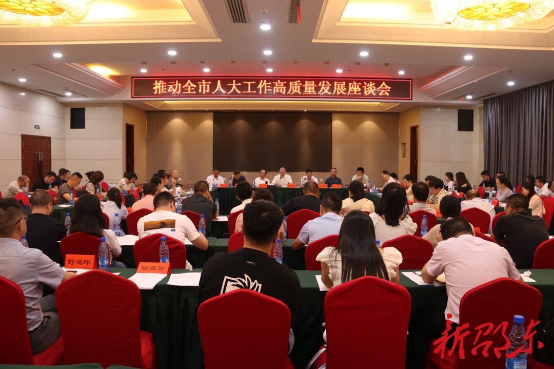 邵东市召开推动全市人大工作高质量发展座谈会