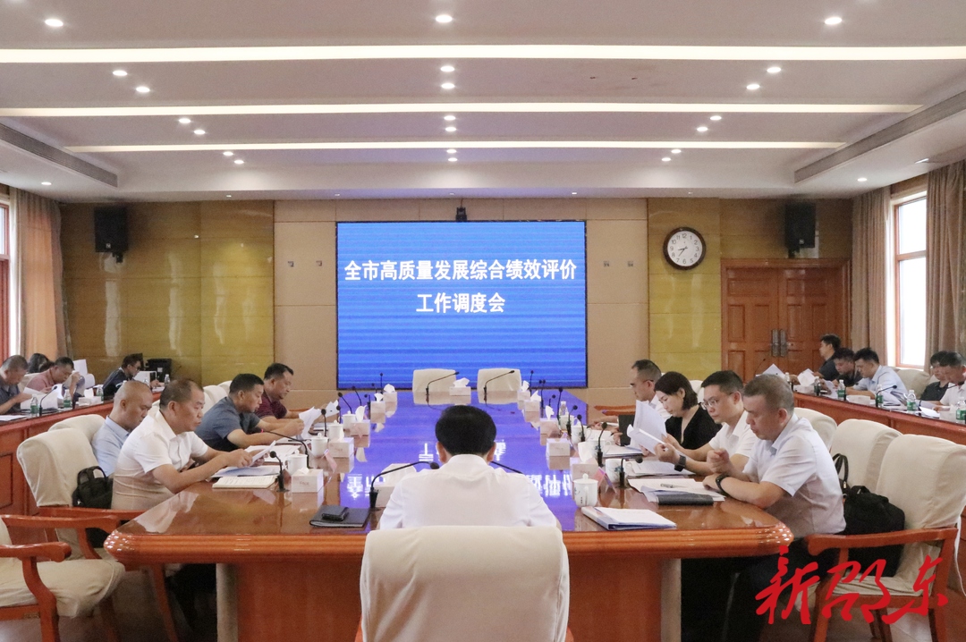 邵东市召开高质量发展综合绩效评价工作调度会