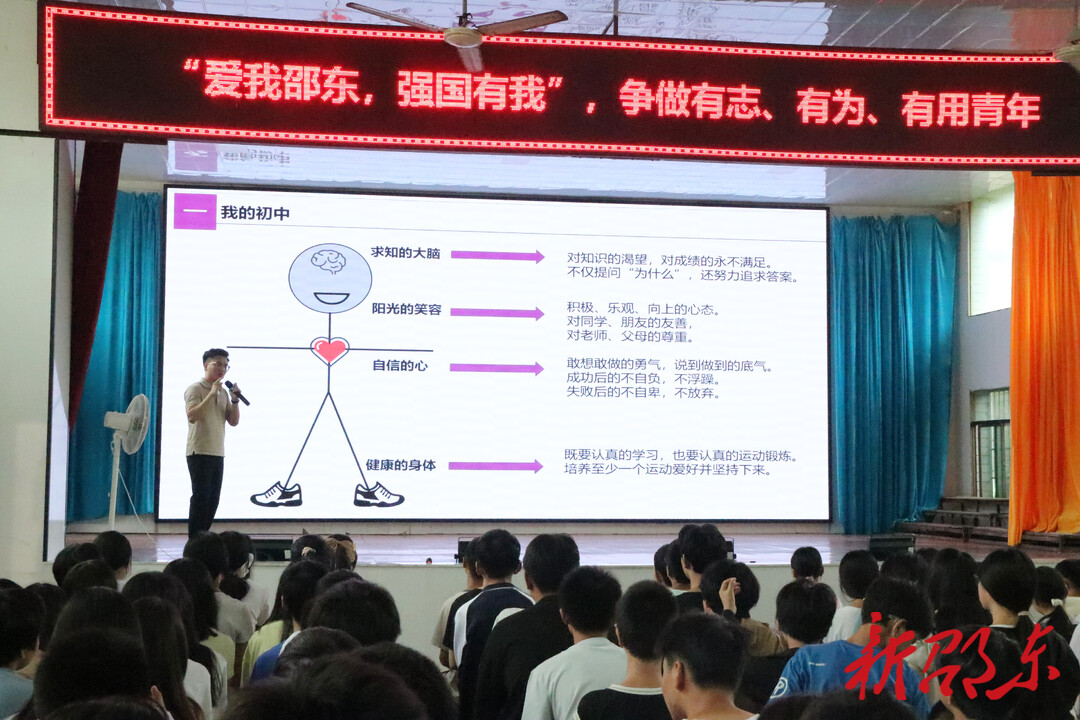 邵东市双凤乡开展“爱我邵东、强国有我” 励志教育活动