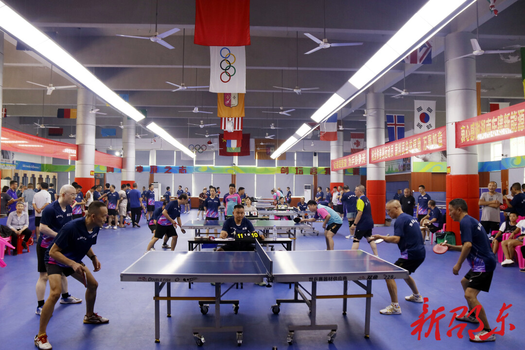 邵东市举行首届“爱我邵东”杯乡镇乒乓球团体争霸赛