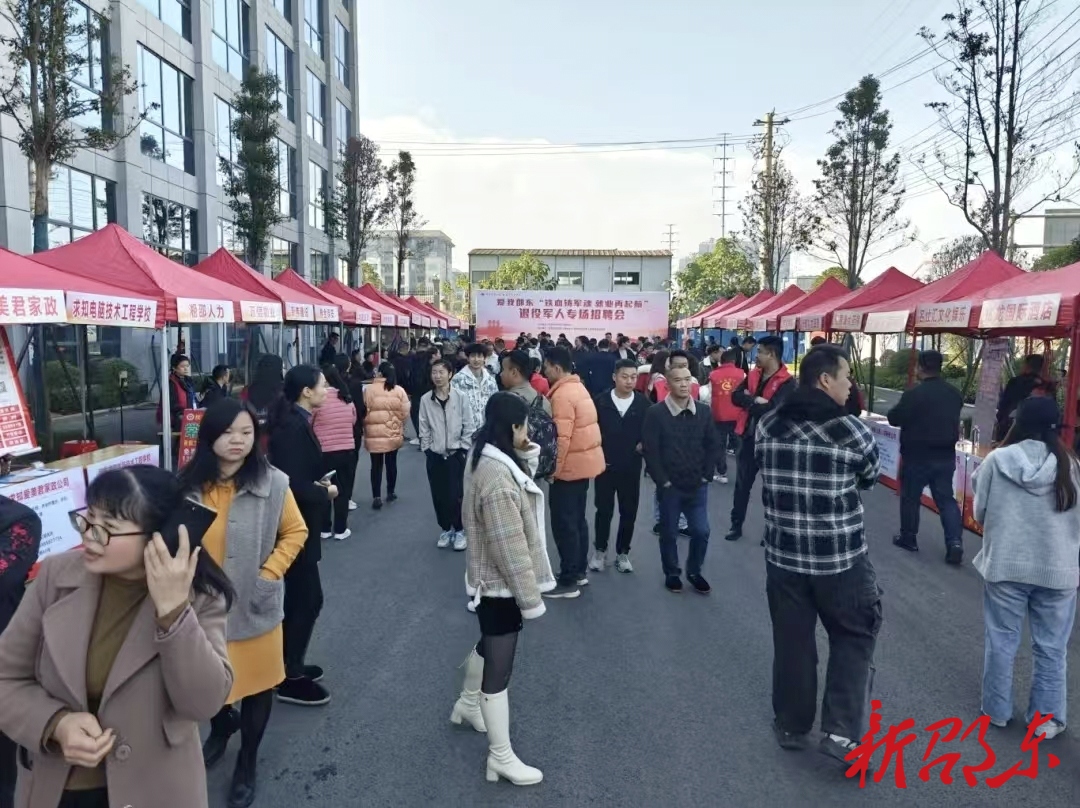 邵东市退役军人招聘会87人达成就业意向