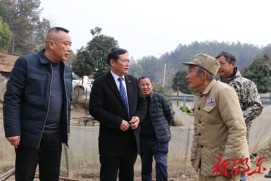 黄负平到九龙岭镇开展春节慰问