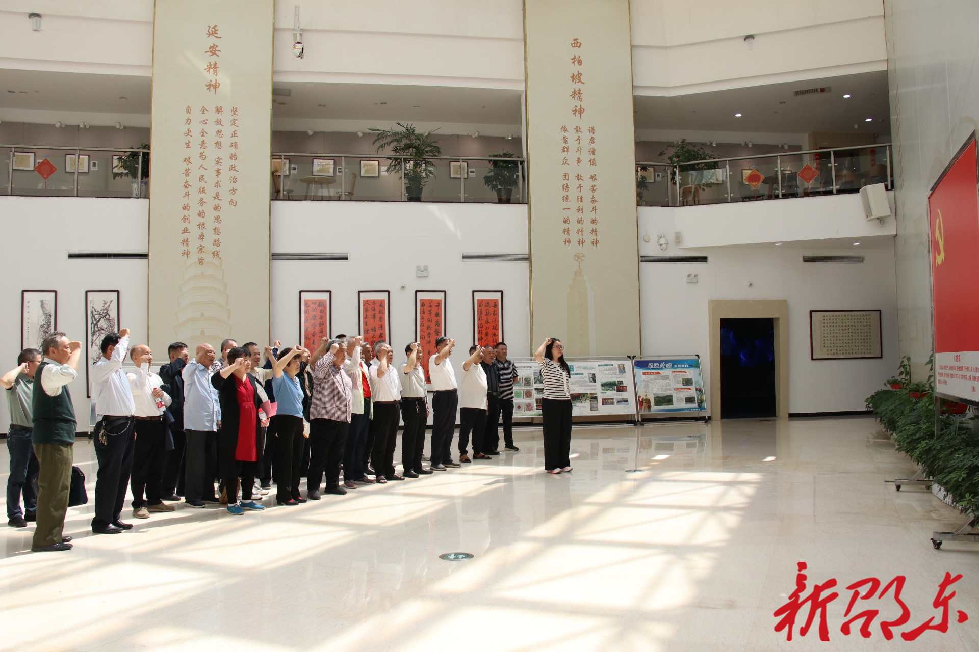 邵东市组织离退休干部开展"传承清廉本色 保持清风正气"主题教育活动