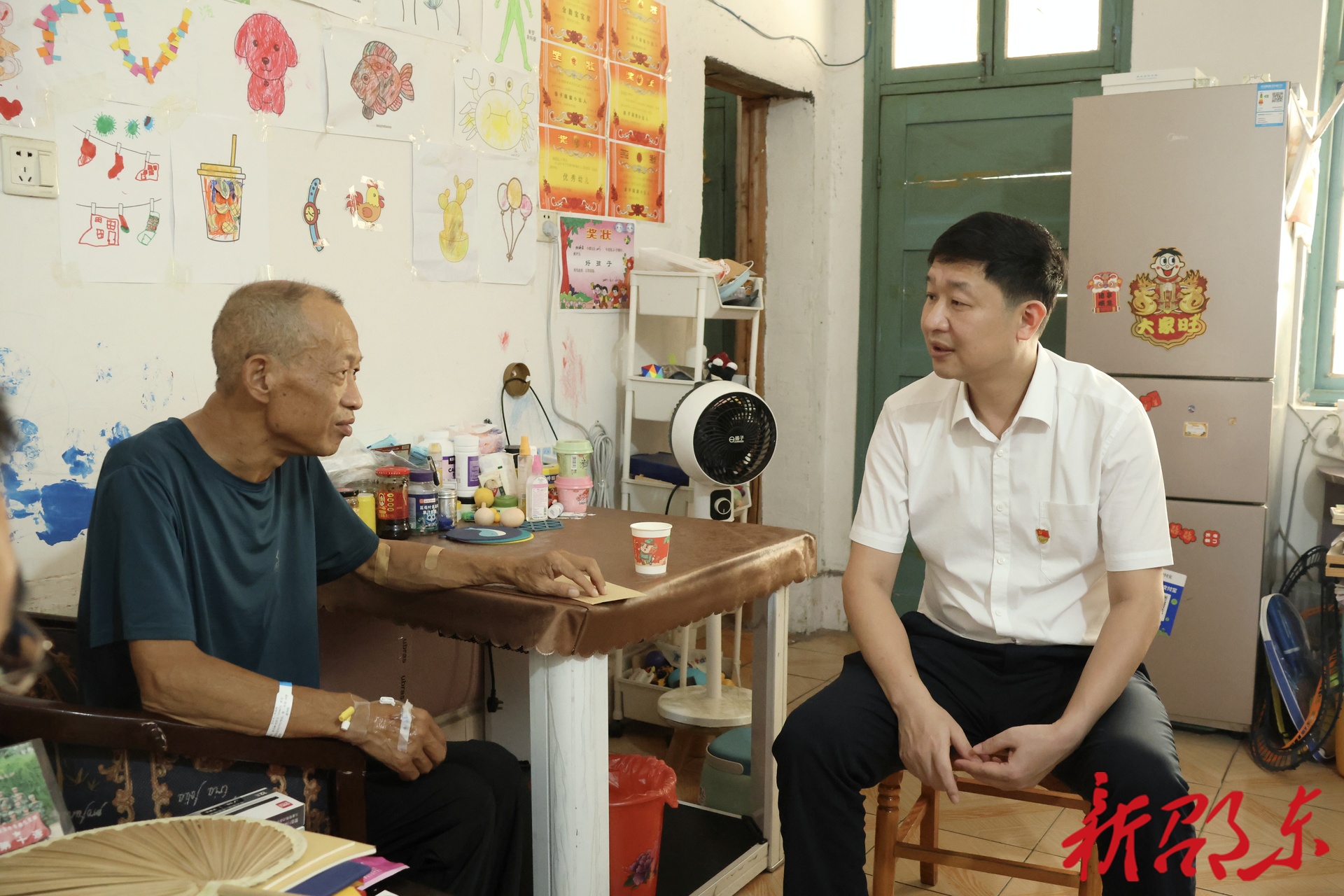 付凯军走访慰问困难党员