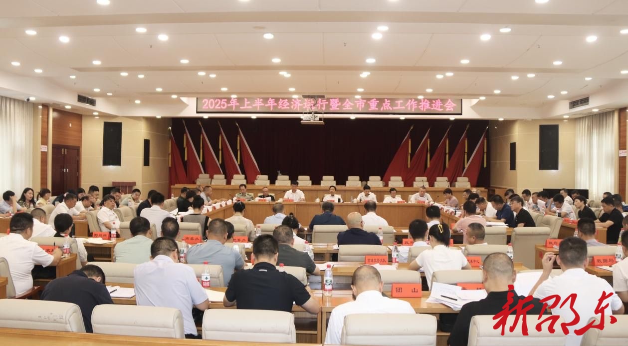 邵东市召开2025年上半年经济运行暨全市重点工作推进会