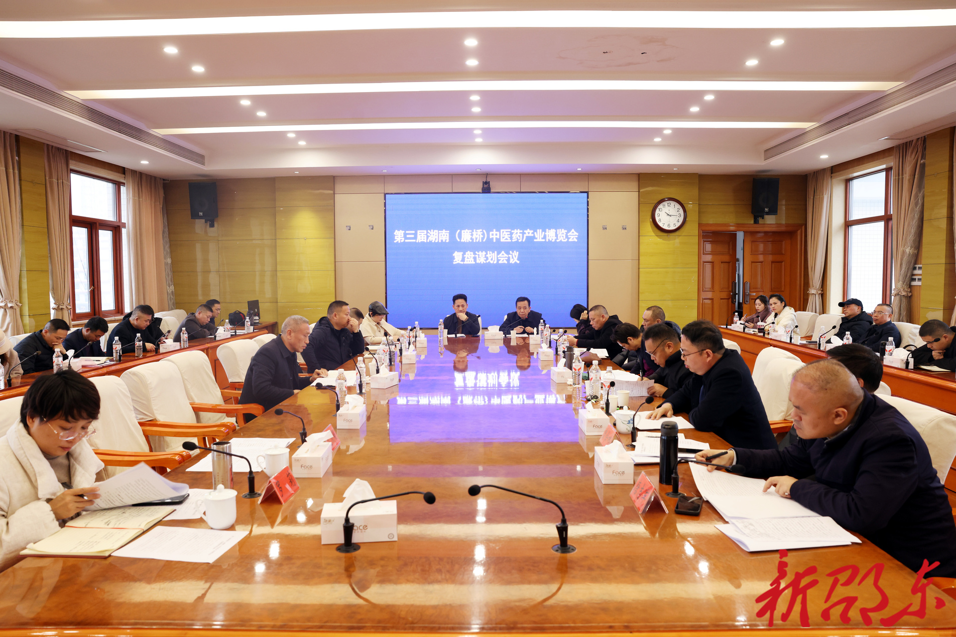 邵东市召开第三届湖南（廉桥）中医药产业博览会复盘谋划会