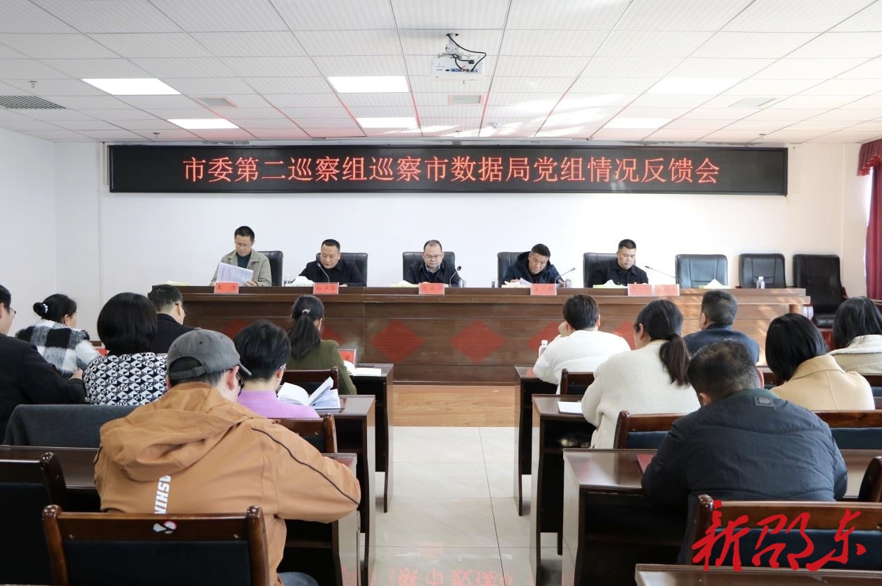 邵东市委第二巡察组向邵东市数据局党组反馈巡察情况