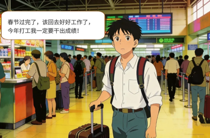 禁毒漫画：返程路上不踩雷，快乐打工不emo