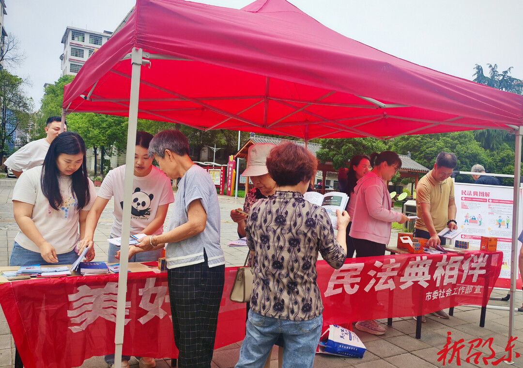 邵东市委社会工作部扎实开展民法典主题宣传活动