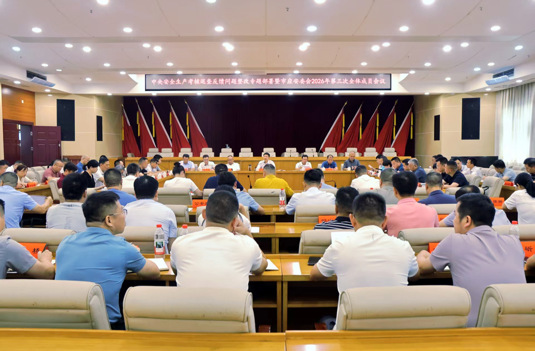 中央安全生产考核巡查反馈问题整改专题部署暨市应安委会2026年第三次全体成员会议召开