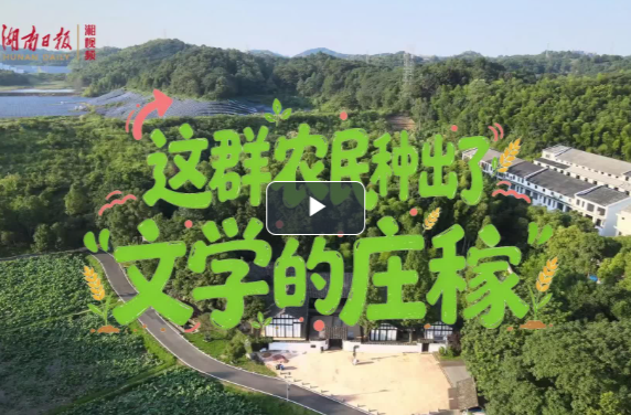 新大众文艺看湖南丨益阳清溪村：种地的人，开始种文学了